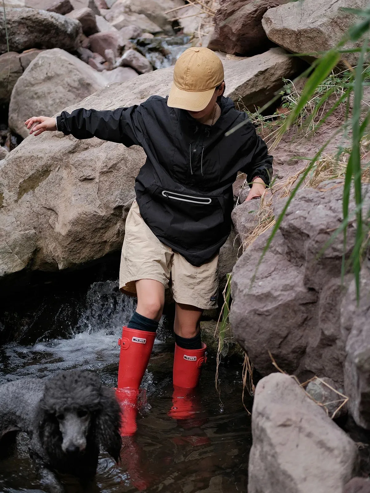 Cherry Red Gumboots