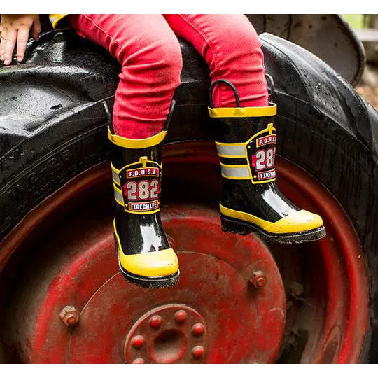 Children's Fireman Rain Boots 490001