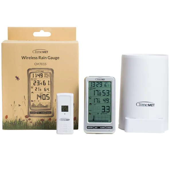 ClimeMET CM7015 Wireless Rain Gauge