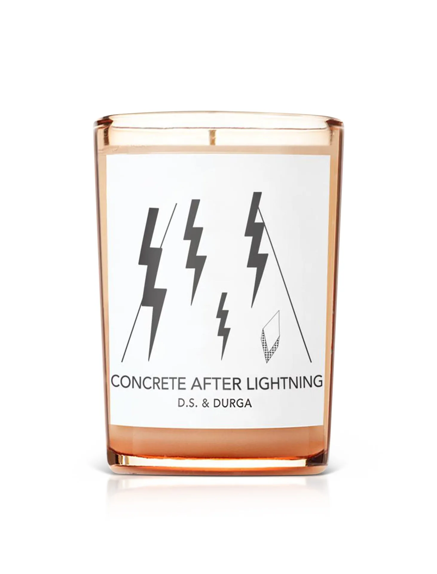 Concrete After Lightning Candle