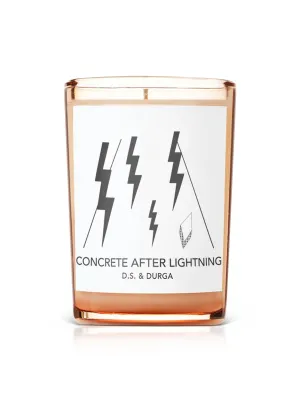 Concrete After Lightning Candle