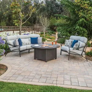 Corsica Sofa Set with Firepit