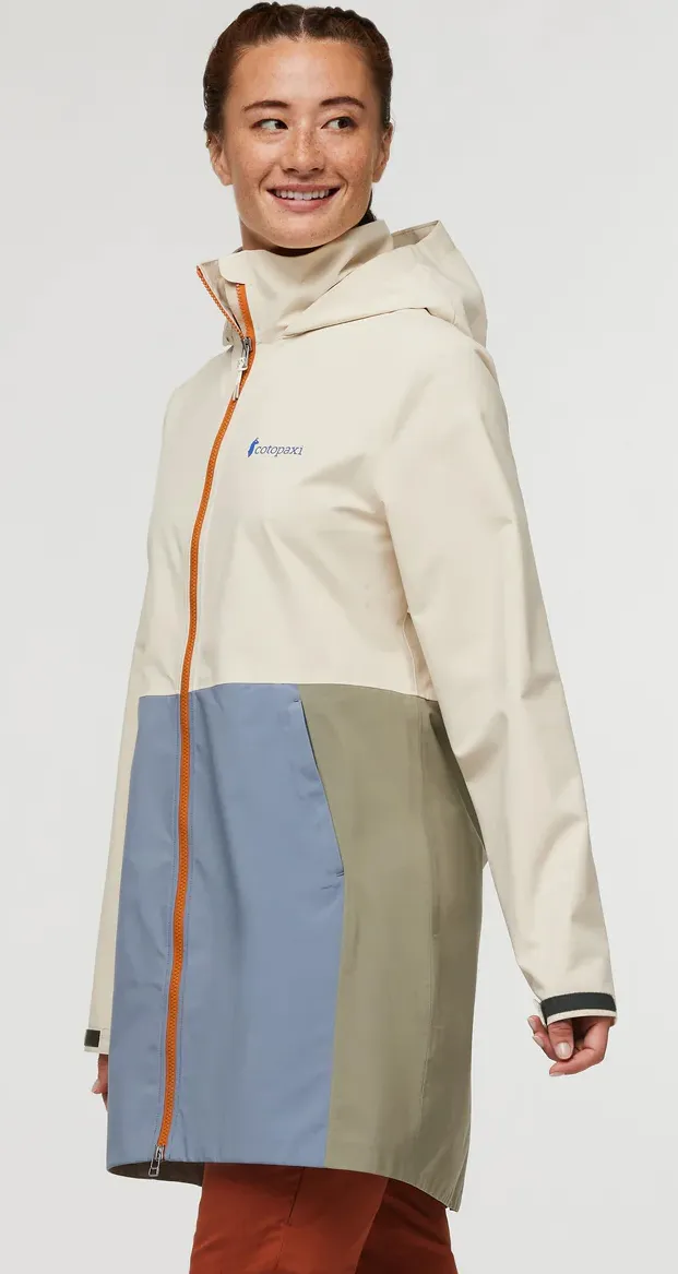 Cotopaxi Women&#x27;s Cielo Rain Trench Cream/Tempest | Buy Cotopaxi Women&#x27;s Cielo Rain Trench Cream/Tempest here | Outnorth