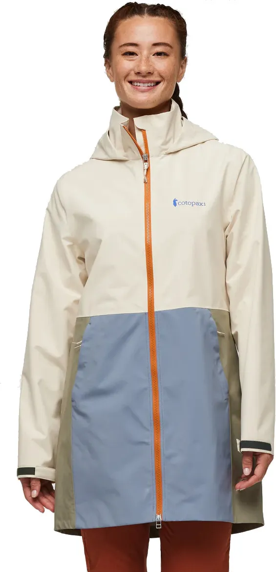 Cotopaxi Women&#x27;s Cielo Rain Trench Cream/Tempest | Buy Cotopaxi Women&#x27;s Cielo Rain Trench Cream/Tempest here | Outnorth