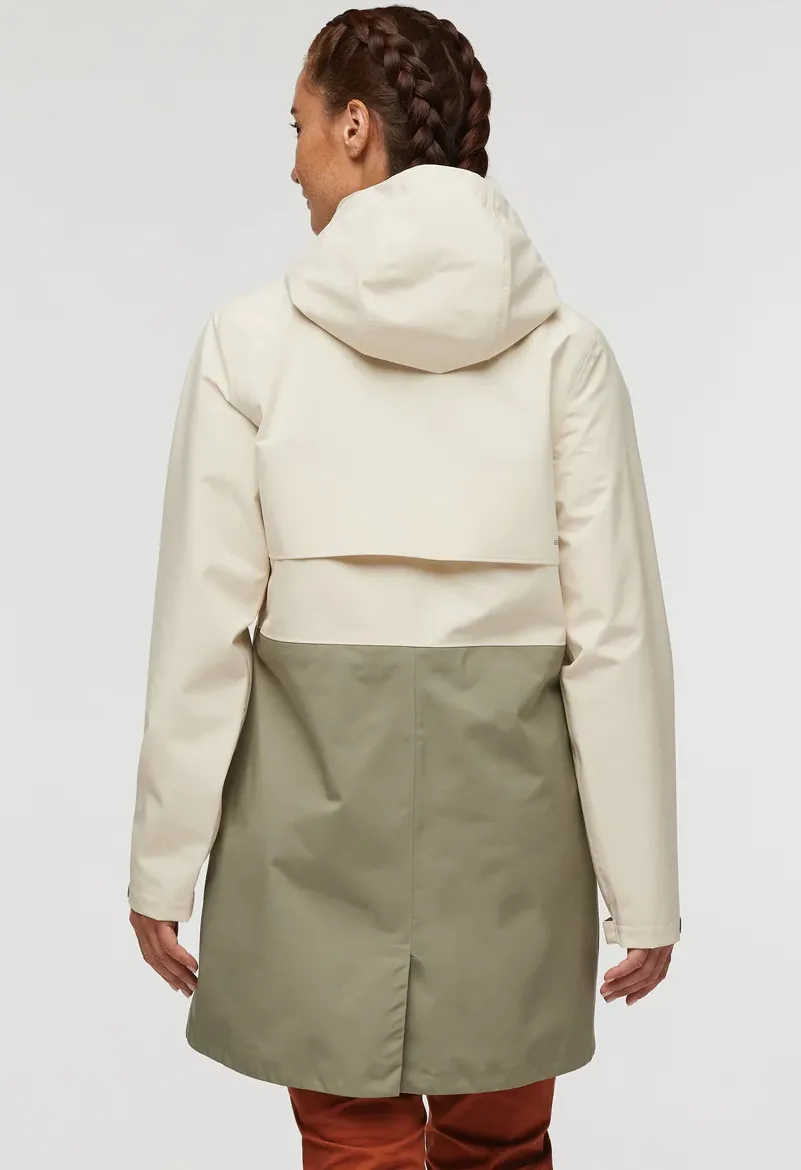 Cotopaxi Women&#x27;s Cielo Rain Trench Cream/Tempest | Buy Cotopaxi Women&#x27;s Cielo Rain Trench Cream/Tempest here | Outnorth