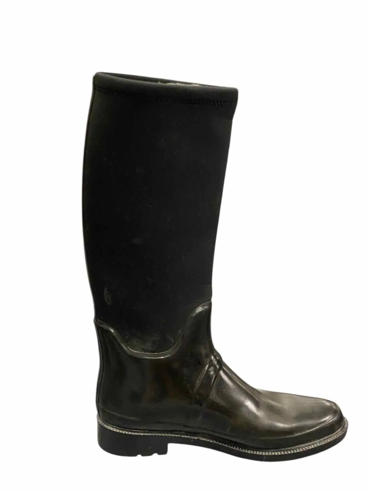 Cougar Shoe Size 11 Black Rain Boots(knee)
