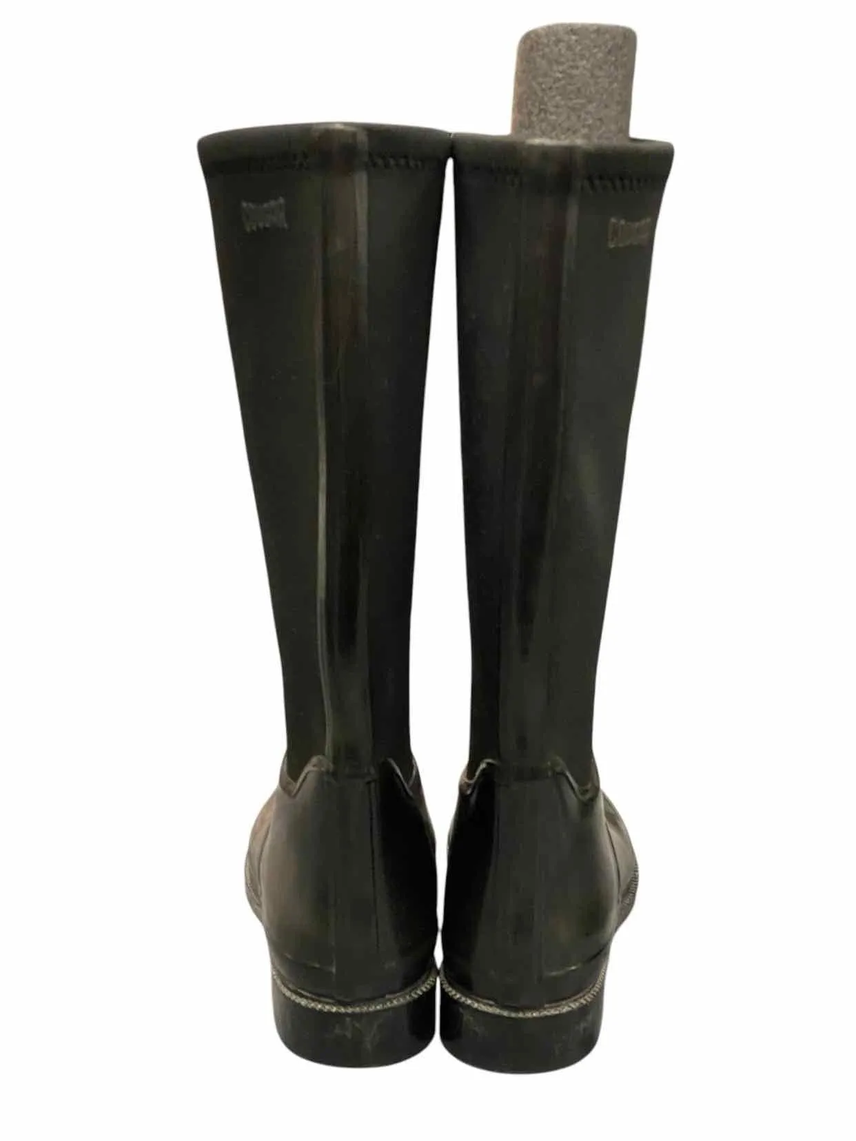 Cougar Shoe Size 11 Black Rain Boots(knee)