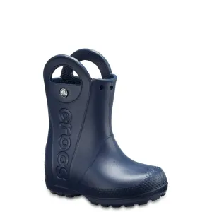 Crocs 12803-410 Toddler & Kids Handle It Rain Boot, Navy 12 Little Kid
