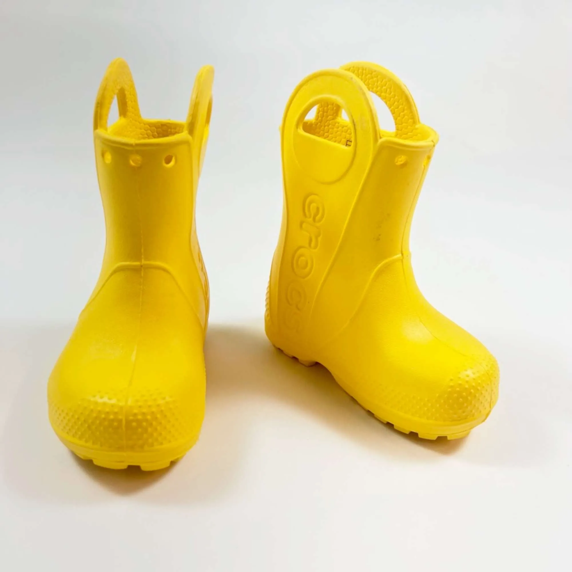 Crocs yellow rain boots C6 (22-23)