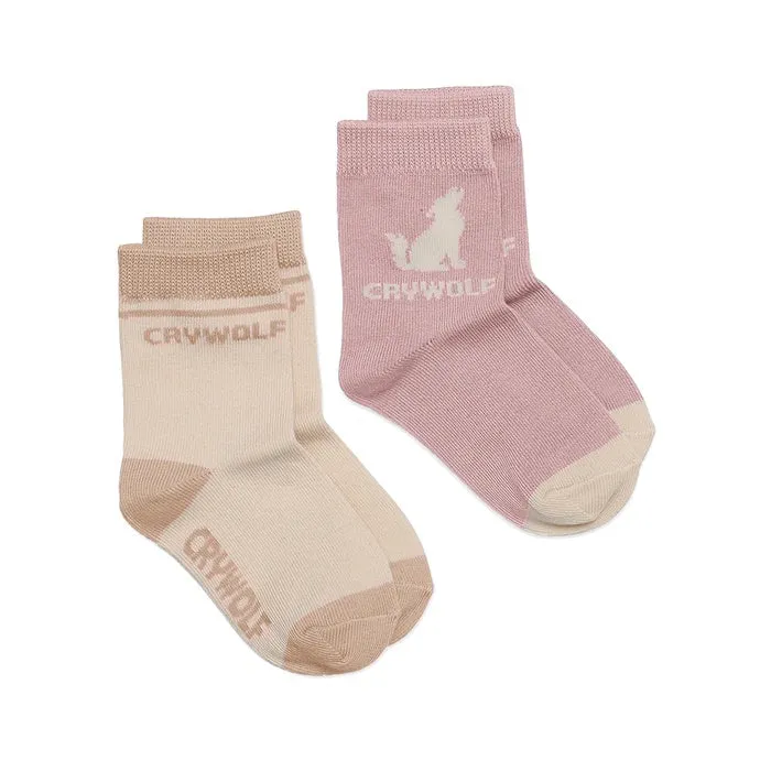 Cry Wolf Socks Blush/Camo 2 Pair Pack