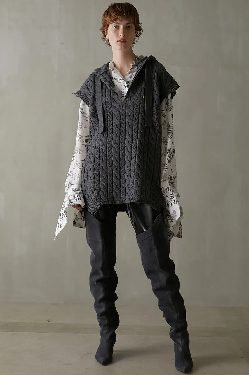 Denim Thigh High Boots Pants - SALE