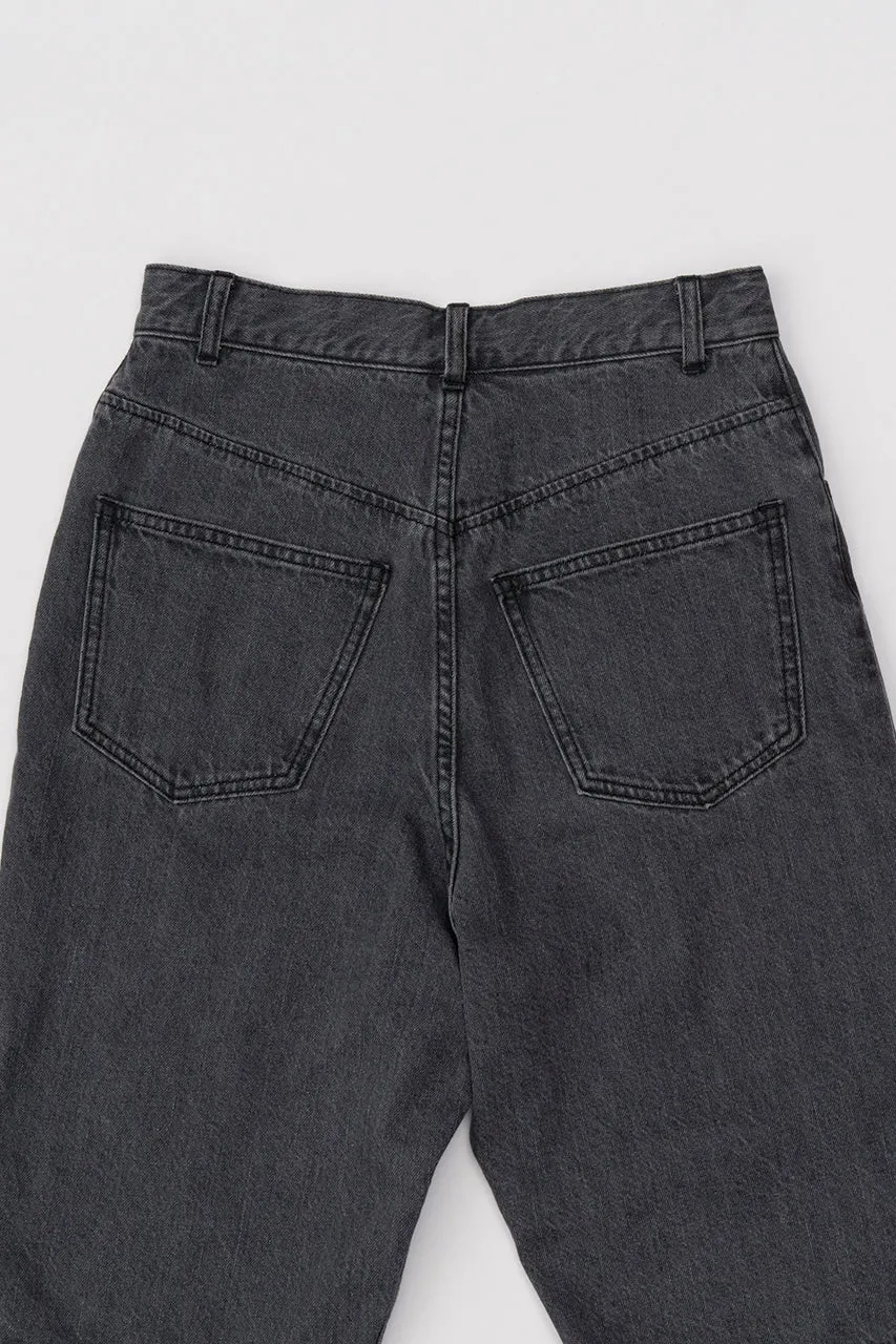 Denim Thigh High Boots Pants - SALE