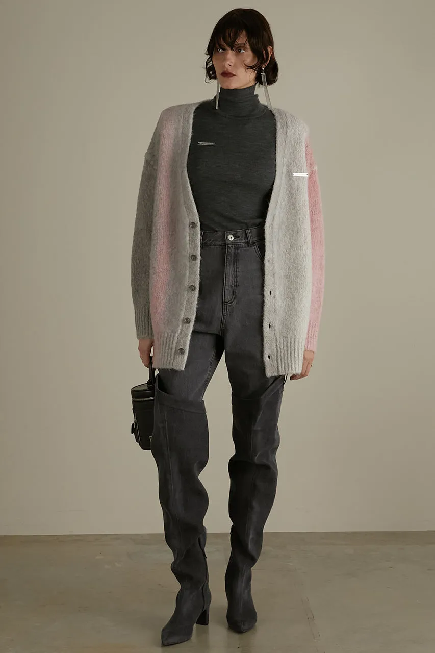 Denim Thigh High Boots Pants - SALE