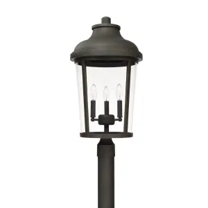 Dunbar - Coastal Outdoor Post Lantern - Oiled Bronze