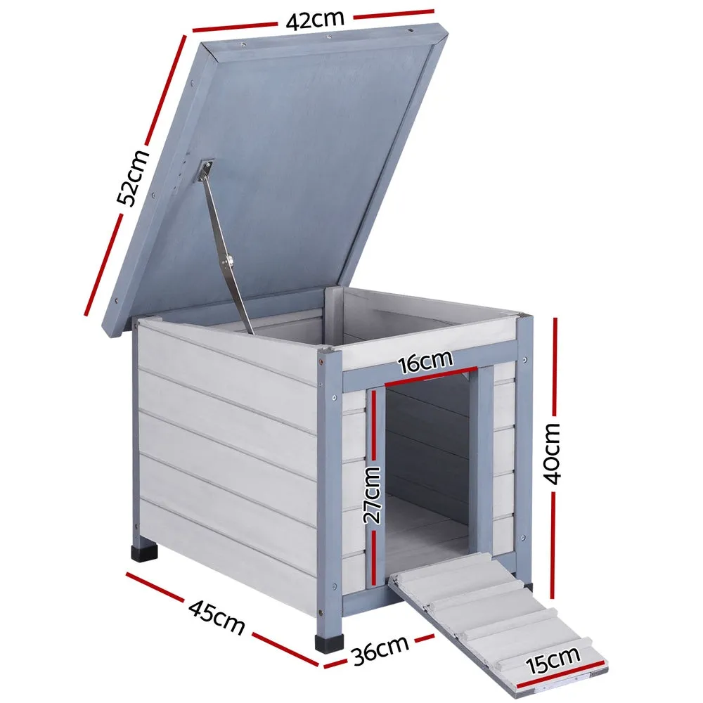 Durable Weather-Resistant Wooden Cat House Shelter - i.Pet