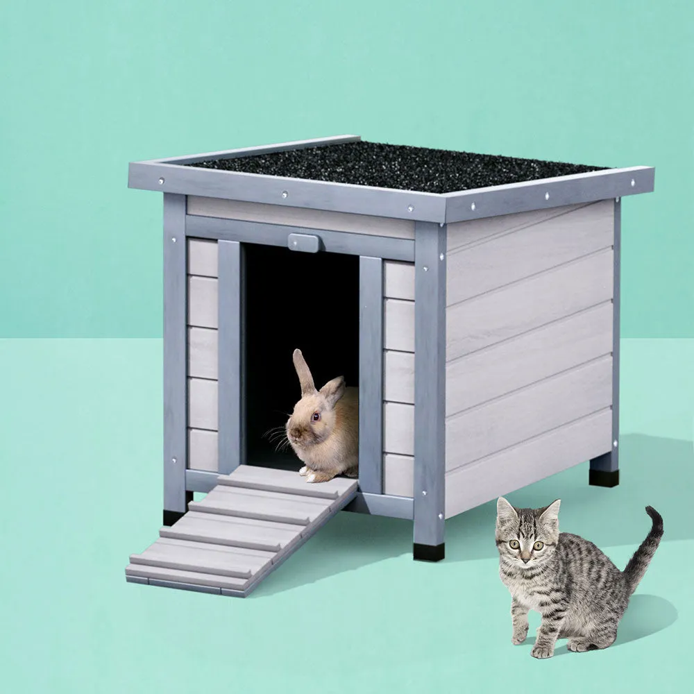 Durable Weather-Resistant Wooden Cat House Shelter - i.Pet