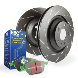 EBC Brakes S2KF1521 S2 Kits Greenstuff 2000 and USR Rotors