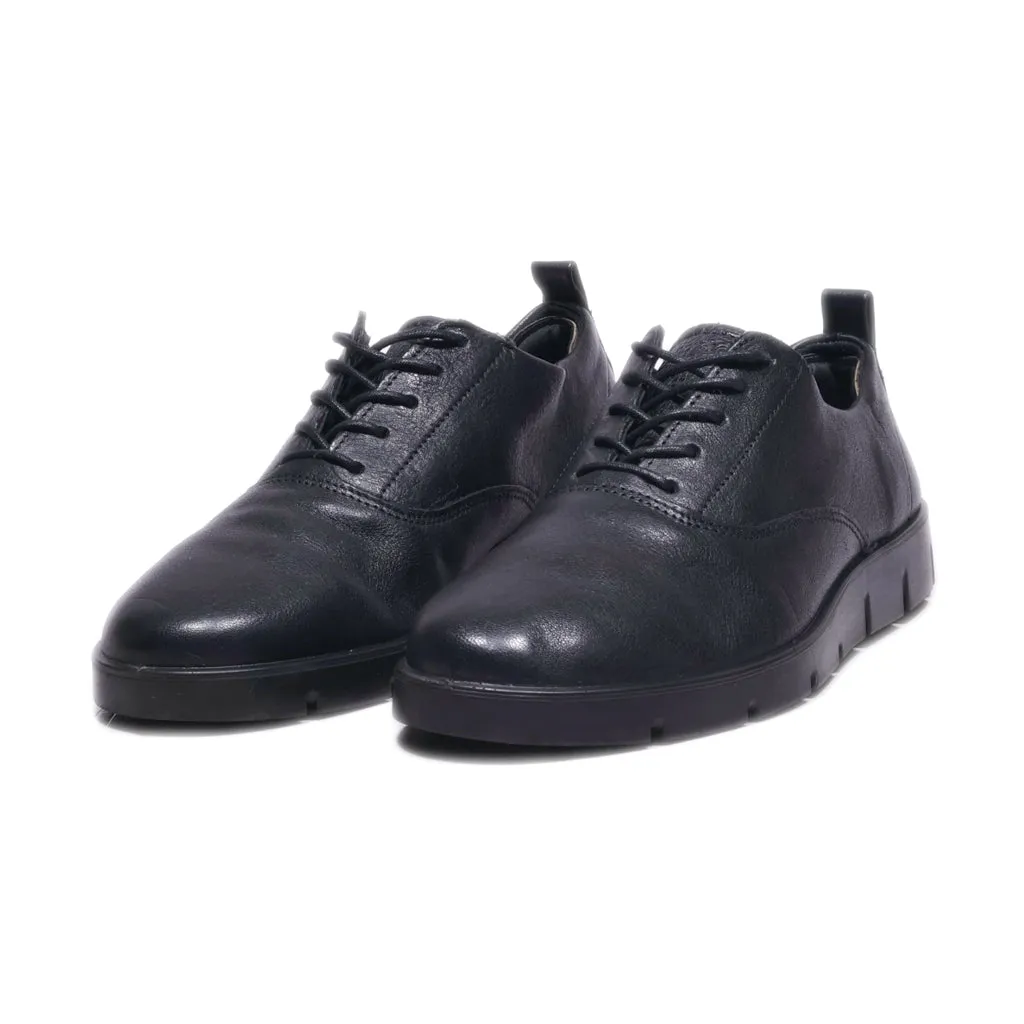 Ecco None Lace Ups Leather Black Colour For Women