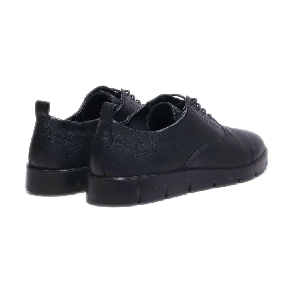 Ecco None Lace Ups Leather Black Colour For Women