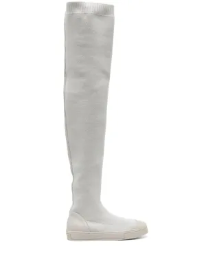 FABIANA FILIPPI - thigh-high canvas boots