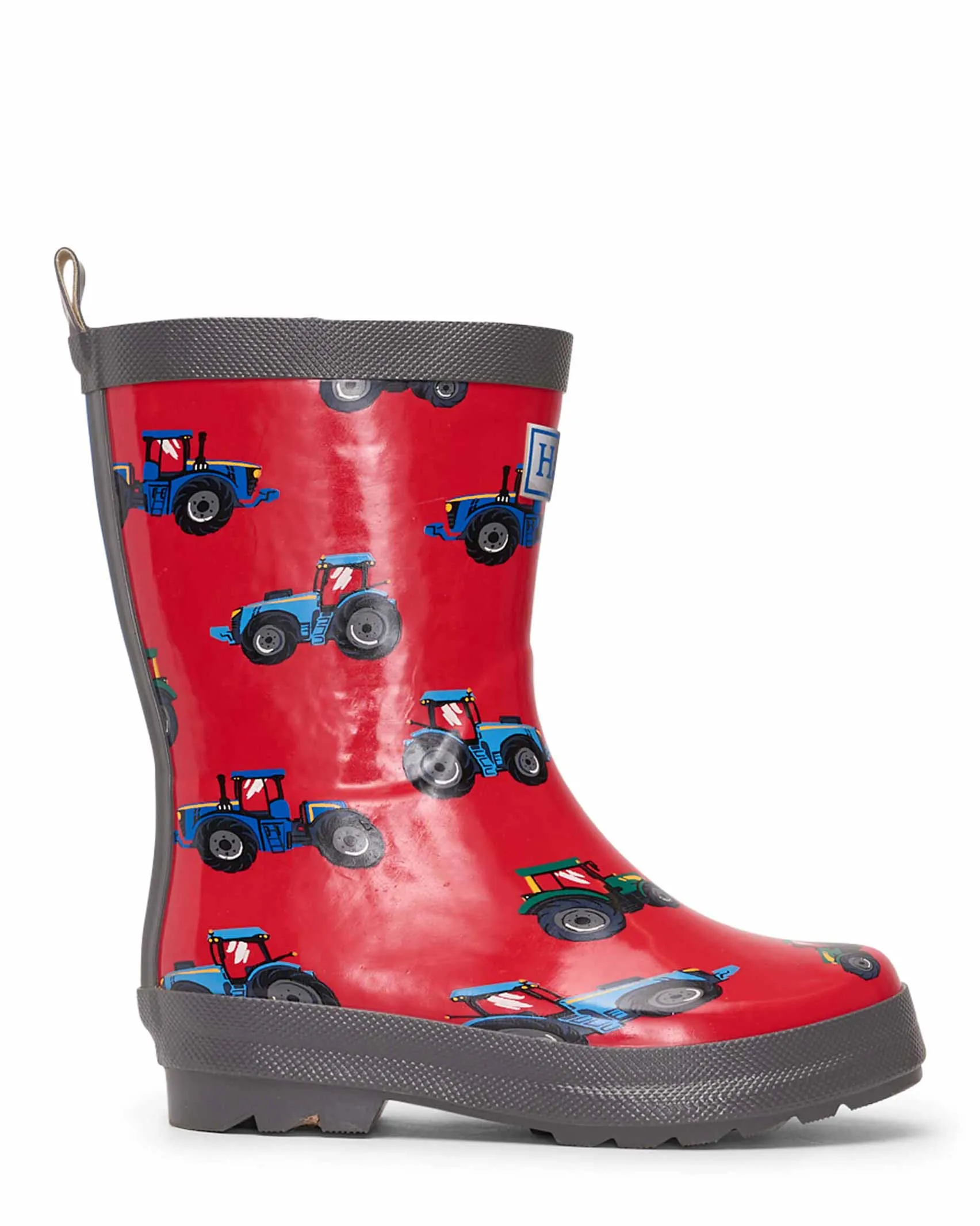 Farm Tractors Shiny Gumboots