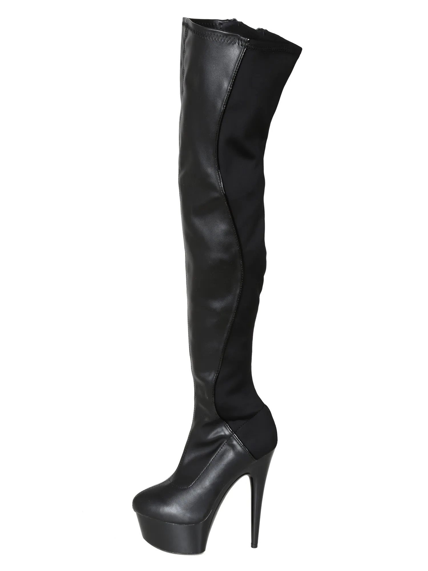 Ferocious Matte Stretch Thigh High Boots