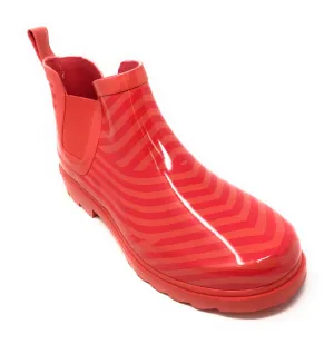 Forever Young Women's Chevron Print Rubber Rain Shoes