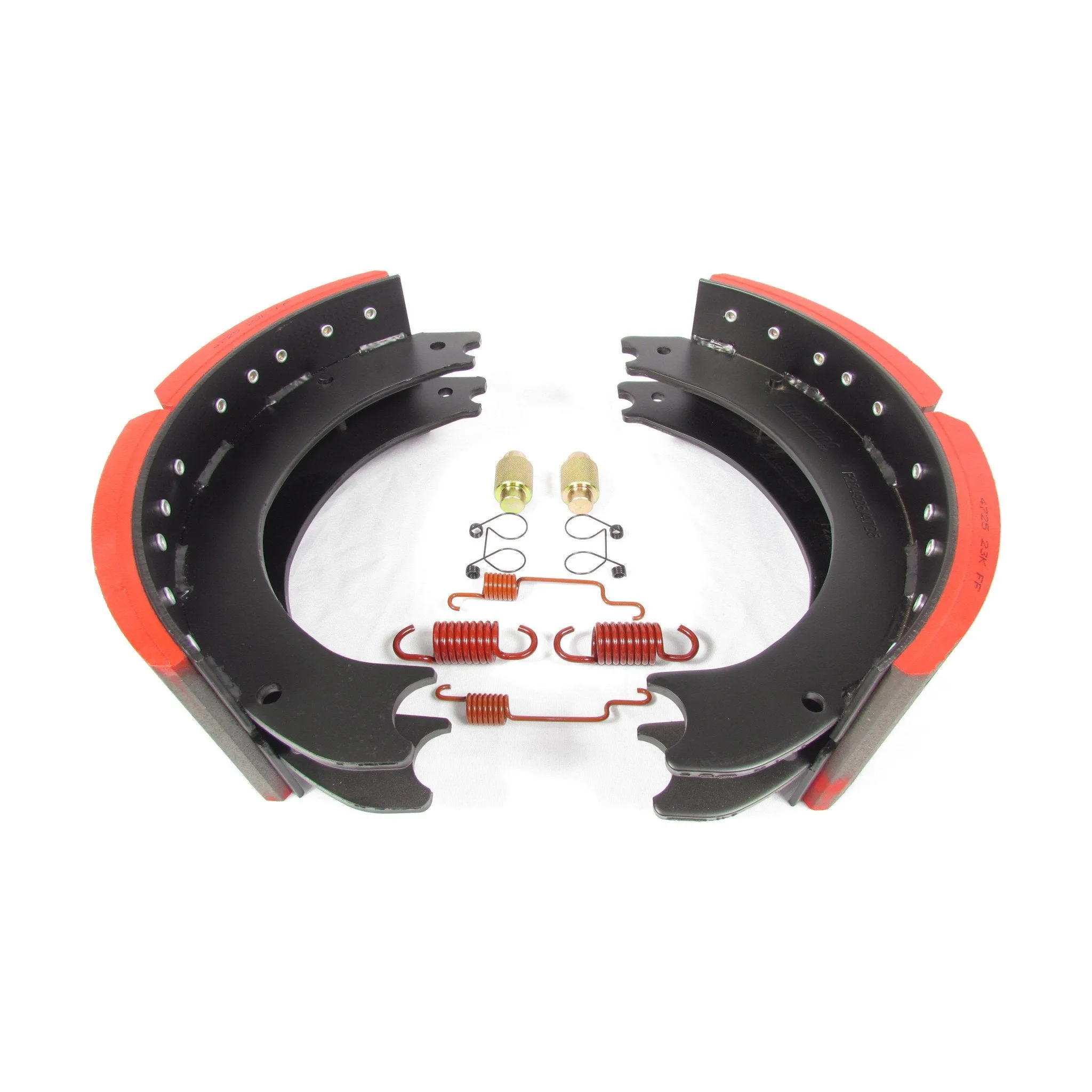 Fortpro 4725E Front Brake Shoe Box Kit - GAWR 23K - Brake Size 16 1/2” x 6" | F224925