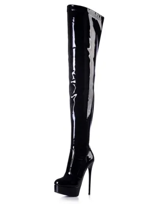 Galactic Starburst Thigh High Stiletto Boots