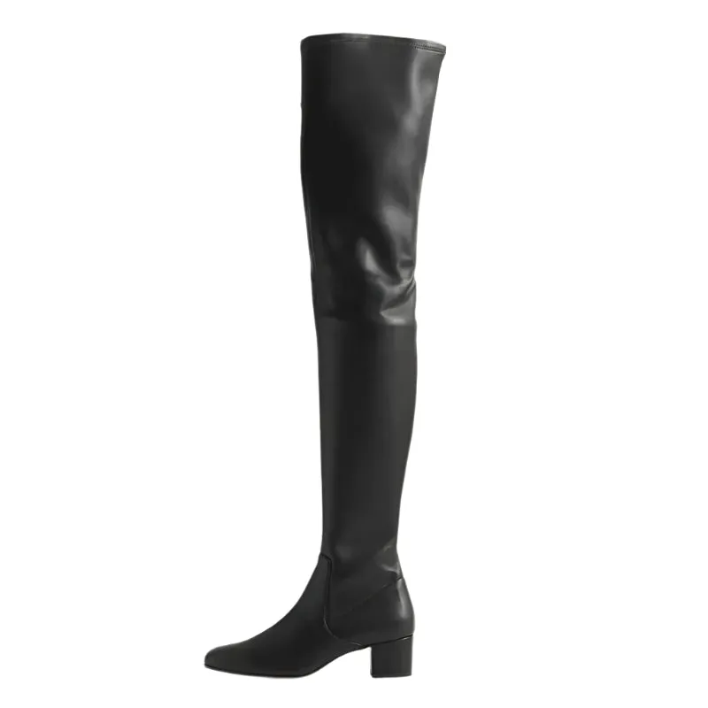 Genuine Leather Over-the-knee Boots | TALIA