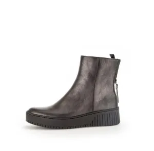 Gunmetal Ankle Bootie
