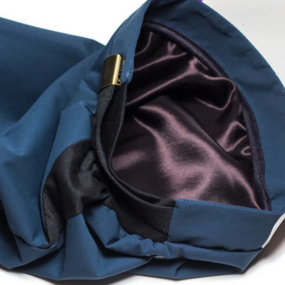 Hairbrella Lite Toddlers Satin-Lined Rain Hat - Teal