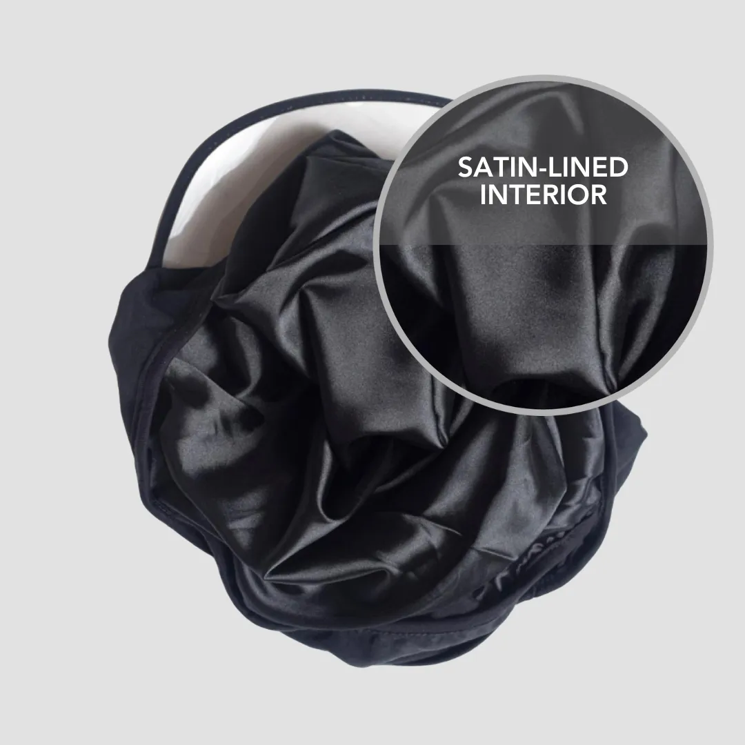 Hairbrella Satin-Lined, Waterproof Rain Hat