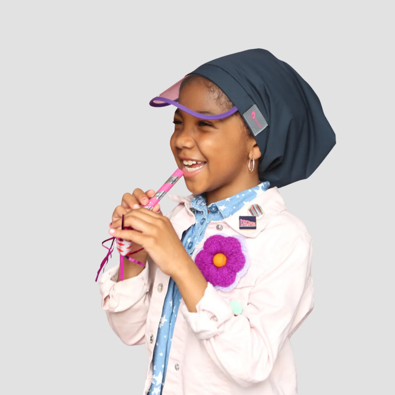 Hairbrella Satin-Lined, Waterproof Rain Hat