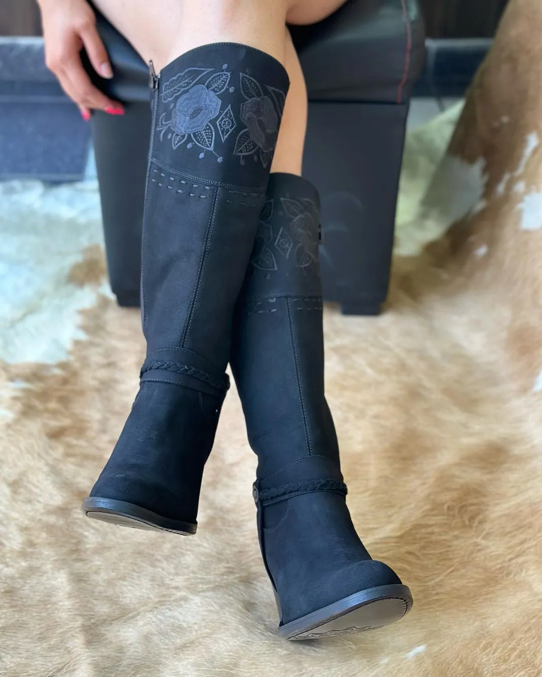 Handmade Western Thigh High Boots