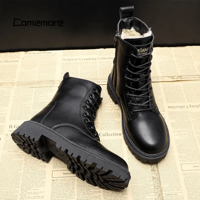 Helena | Laced winter boots with lined inside