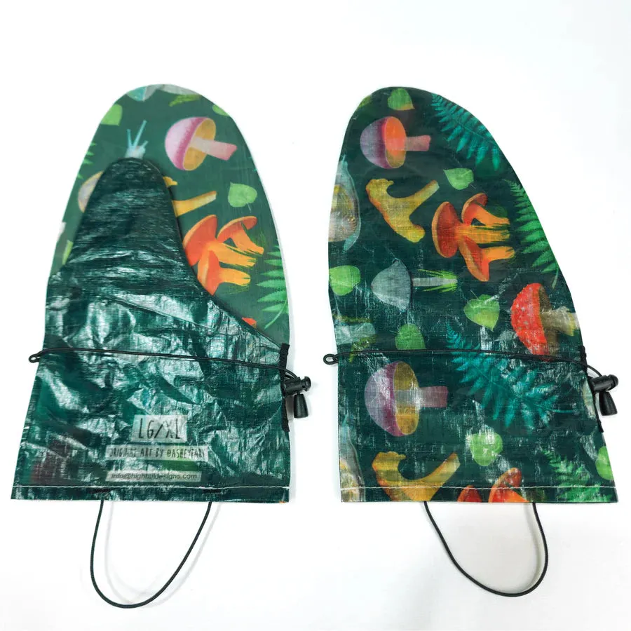 High Tail Designs - Ultralight Rain Mitt "Forest Mushroom" by Ash Ryan