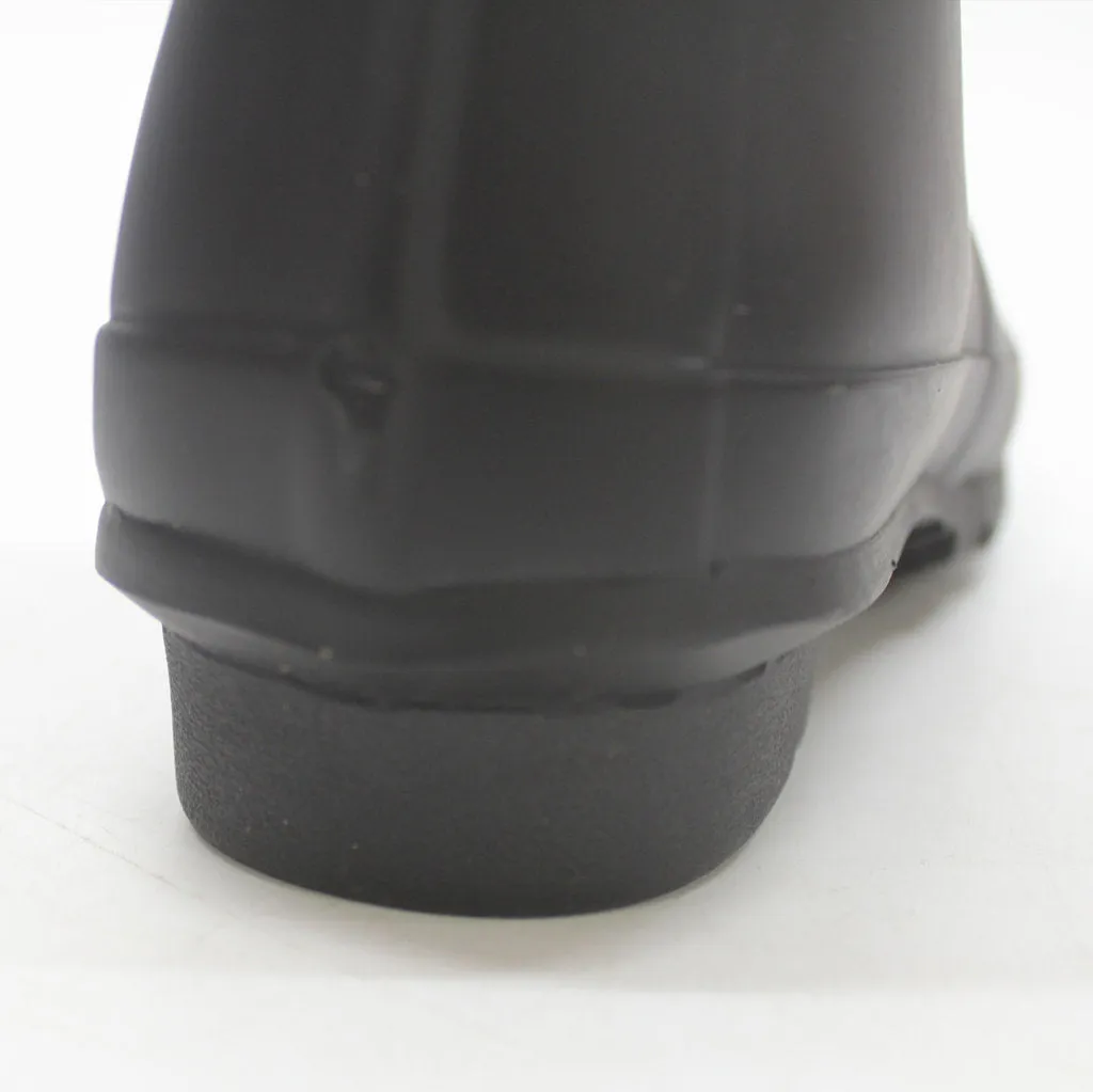 Hunter Original Short Wellies Black Womens Rainboots - UK 4