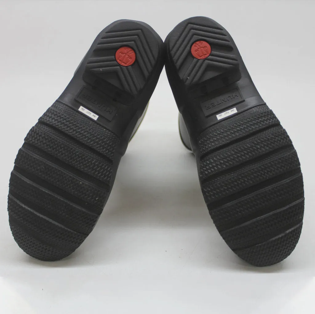 Hunter Original Short Wellies Black Womens Rainboots - UK 4