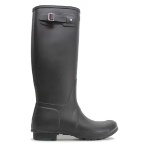 Hunter Original Tall Black Womens Wellies Rainboots - UK 8