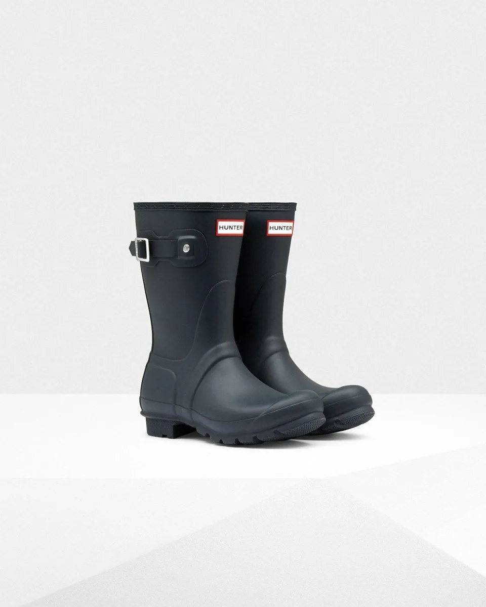 Hunter Women's Original Short Rain Boots Navy