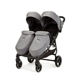 Ickle Bubba Venus Max Double Stroller Grey