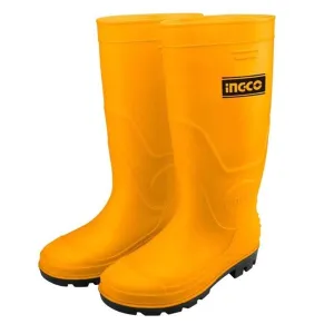 Ingco SSH092L Heavy-Duty Rain Boots with Virgin PVC/Nitrile Material