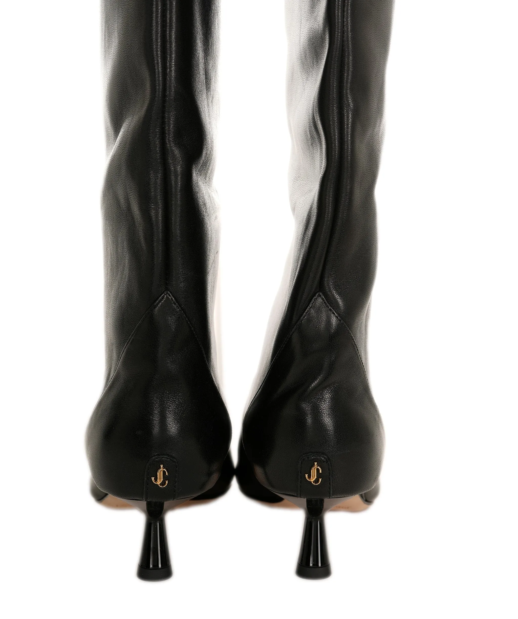 Jimmy Choo Leather Thigh High Boots  AVC1728