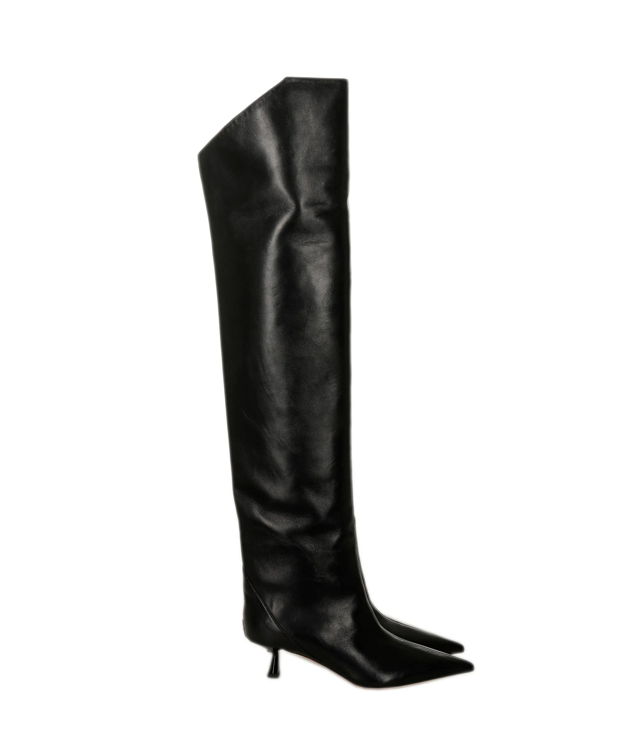 Jimmy Choo Leather Thigh High Boots  AVC1728