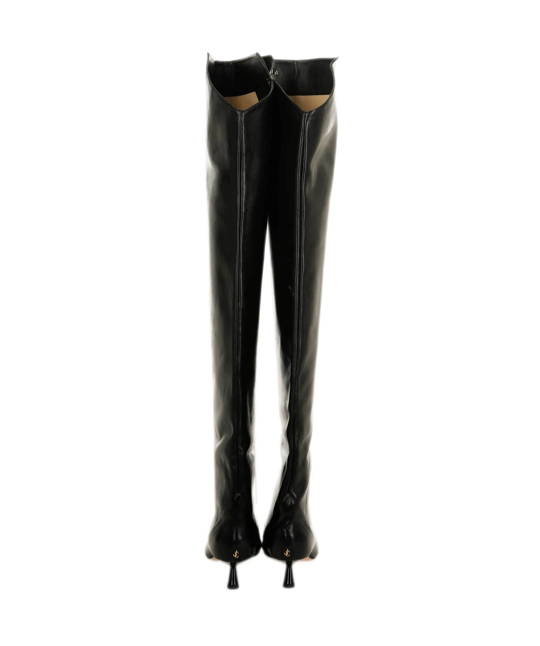 Jimmy Choo Leather Thigh High Boots  AVC1728