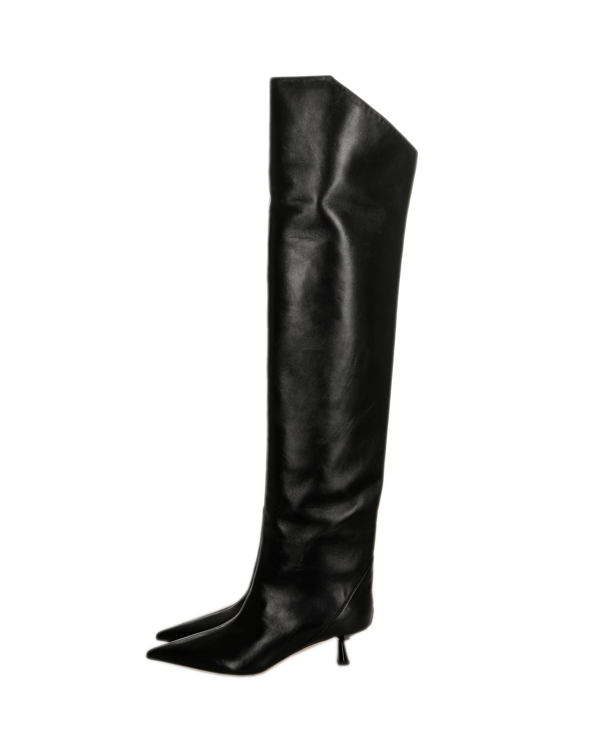 Jimmy Choo Leather Thigh High Boots  AVC1728