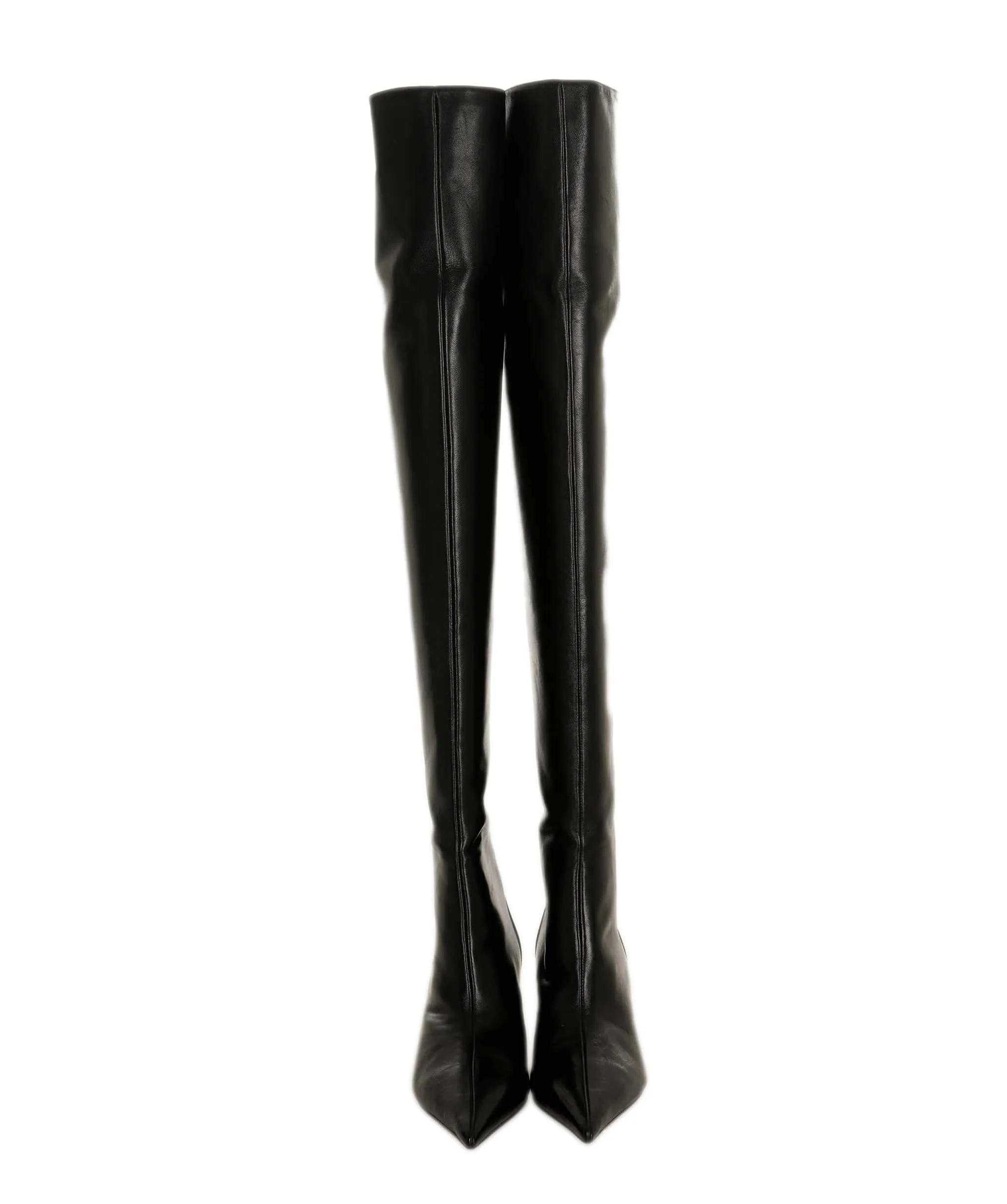 Jimmy Choo Leather Thigh High Boots  AVC1728