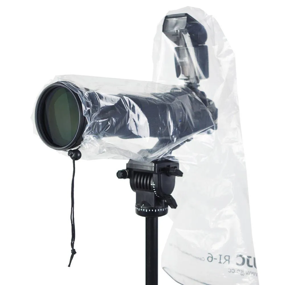 JJC RI-6 18" x 7" Waterproof Rain Cover Protector for Camera with Lens & Flash