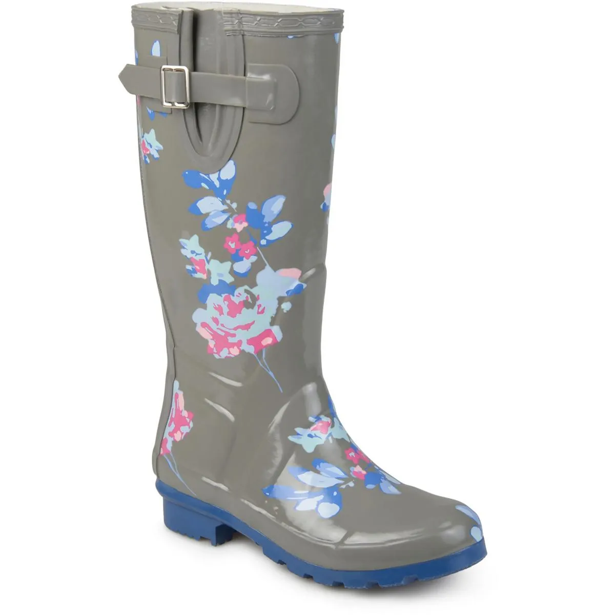 Journee Collection Womens Mist Waterproof Mid Rise Rain Boots